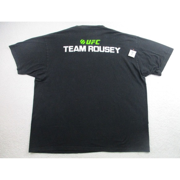UFC Ronda Rousey The Ultimate Fighter T Shirt Mens XL Black Cotton SS MMA *READ* - Picture 1 of 10